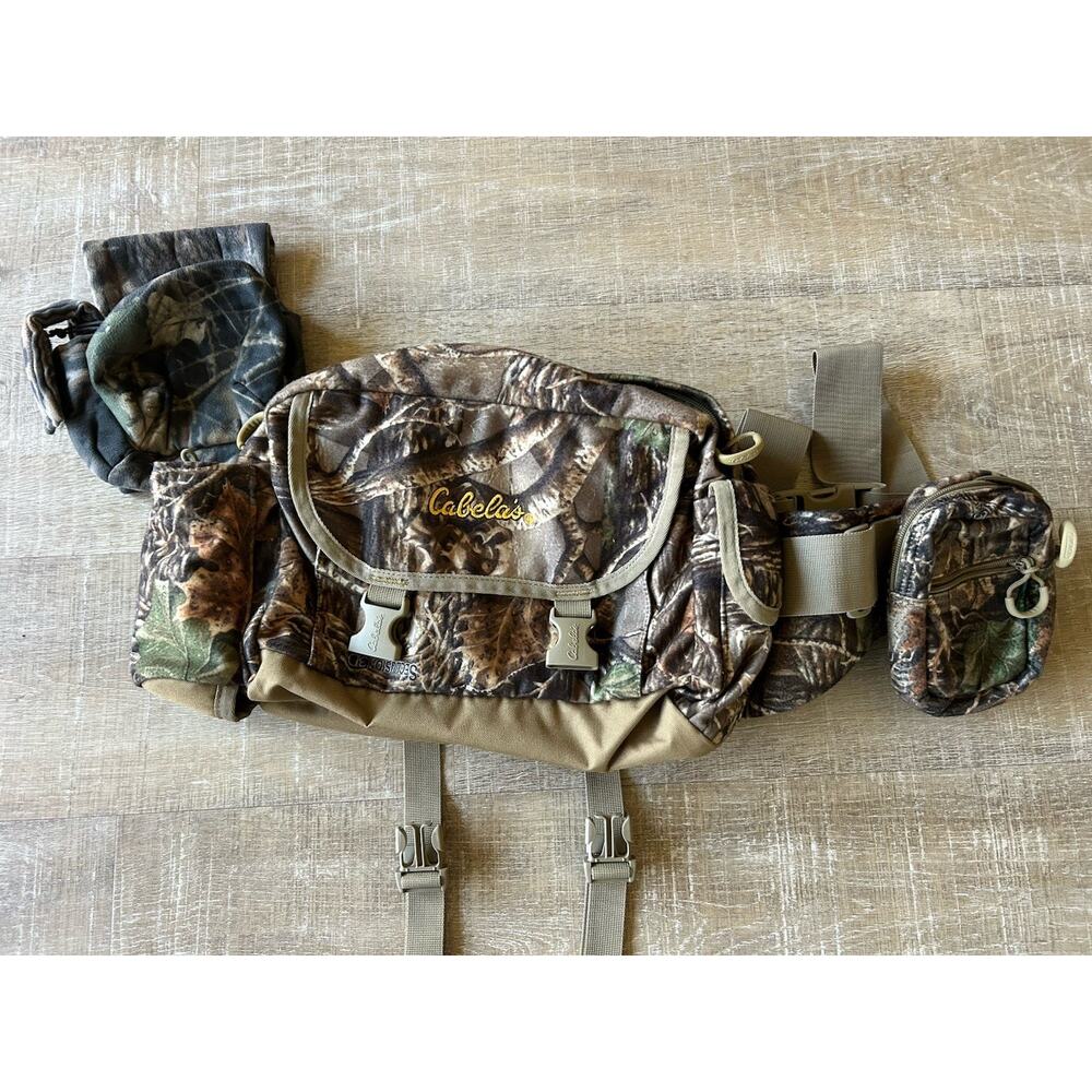 Cabela’s Seclusion 3D Camo Hunting Fanny Pack Waist Pack Trail Gear Bag